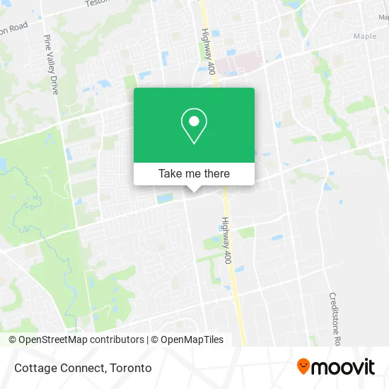 Cottage Connect map