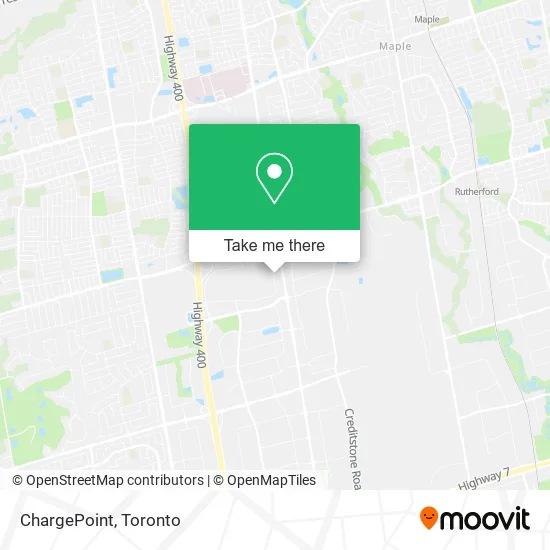 ChargePoint map
