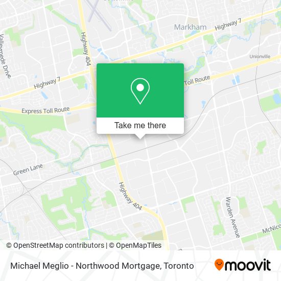 Michael Meglio - Northwood Mortgage map