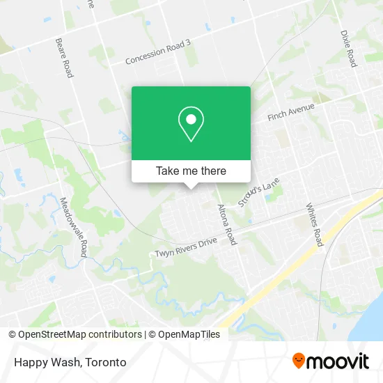 Happy Wash map