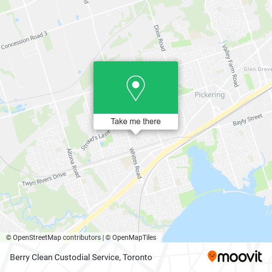 Berry Clean Custodial Service map