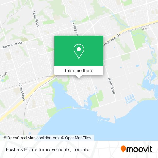 Foster's Home Improvements map