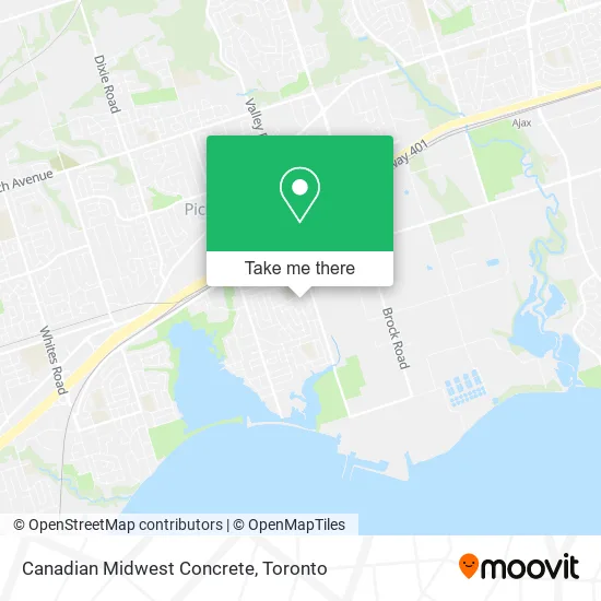 Canadian Midwest Concrete map