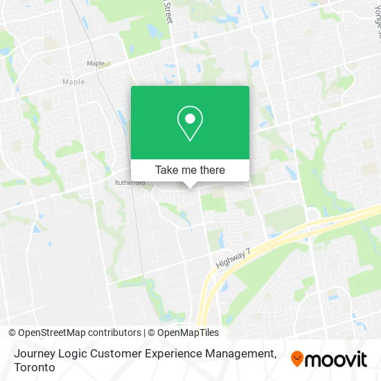 Journey Logic Customer Experience Management map