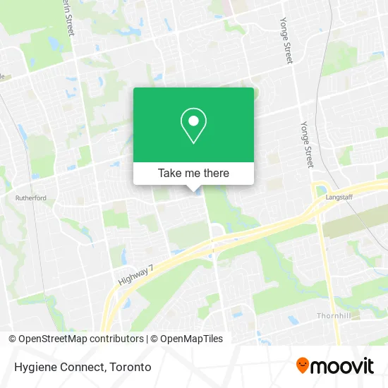 Hygiene Connect map