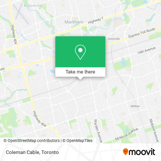 Coleman Cable map