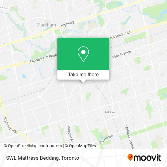 SWL Mattress Bedding map