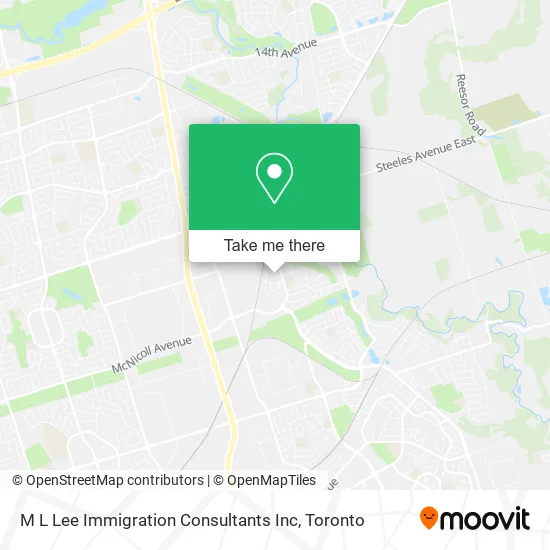 M L Lee Immigration Consultants Inc map