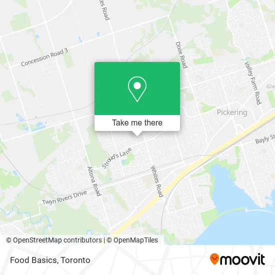 Food Basics map