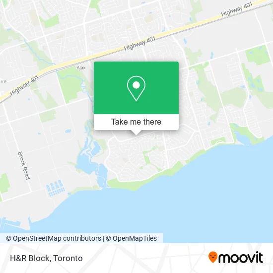 H&R Block map