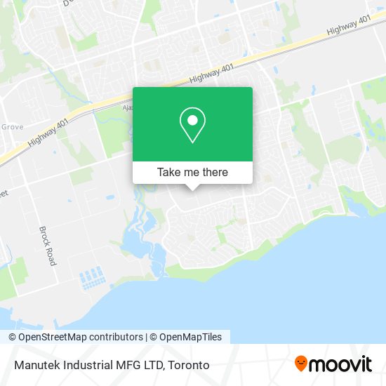 Manutek Industrial MFG LTD map