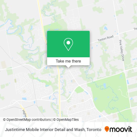 Justintime Mobile Interior Detail and Wash map