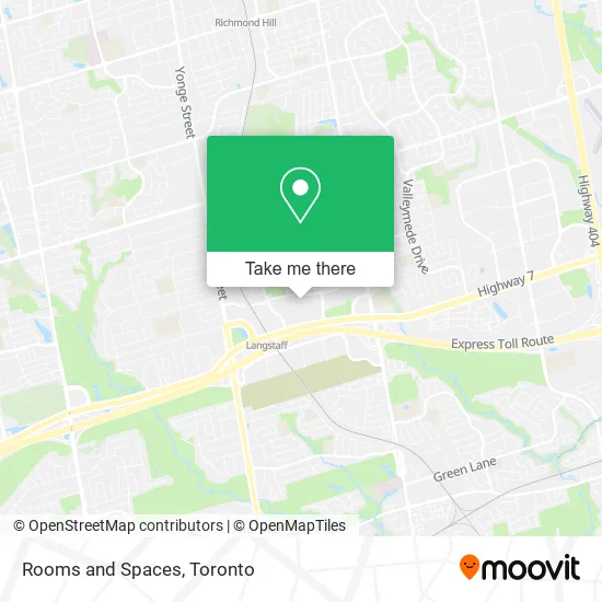 Rooms and Spaces map