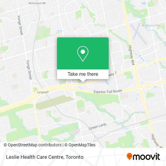 Leslie Health Care Centre map