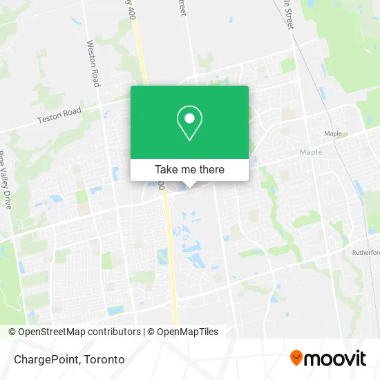 ChargePoint map