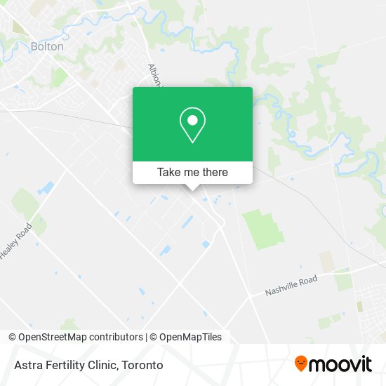 Astra Fertility Clinic map