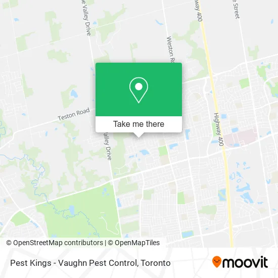 Pest Kings - Vaughn Pest Control map