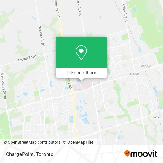 ChargePoint map