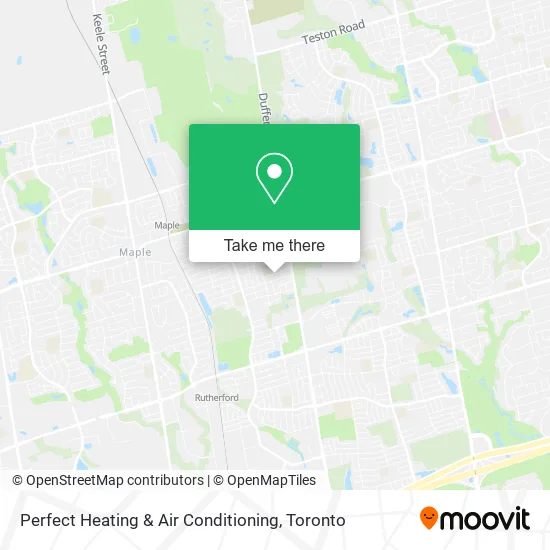 Perfect Heating & Air Conditioning map