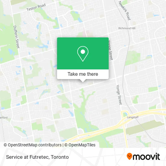 Service at Futretec map
