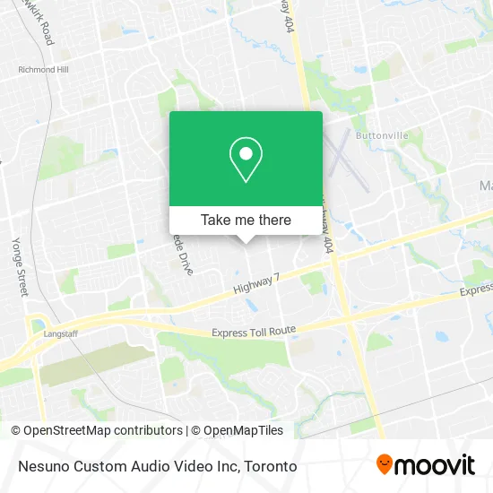 Nesuno Custom Audio Video Inc map