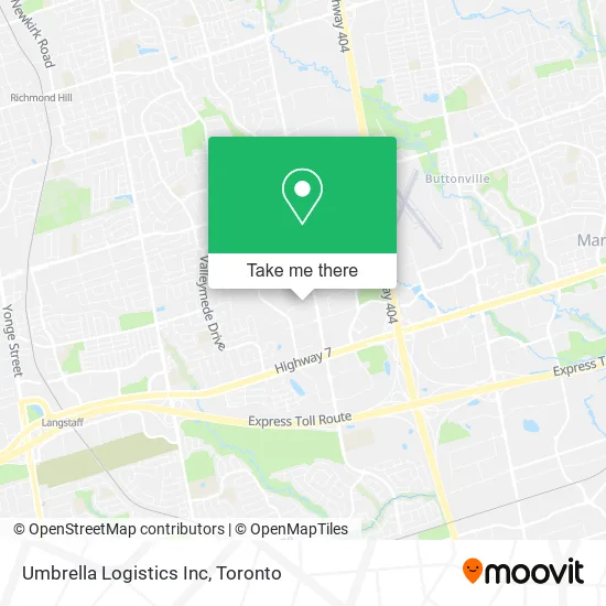 Umbrella Logistics Inc map