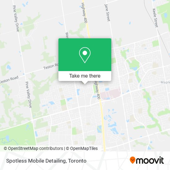Spotless Mobile Detailing map
