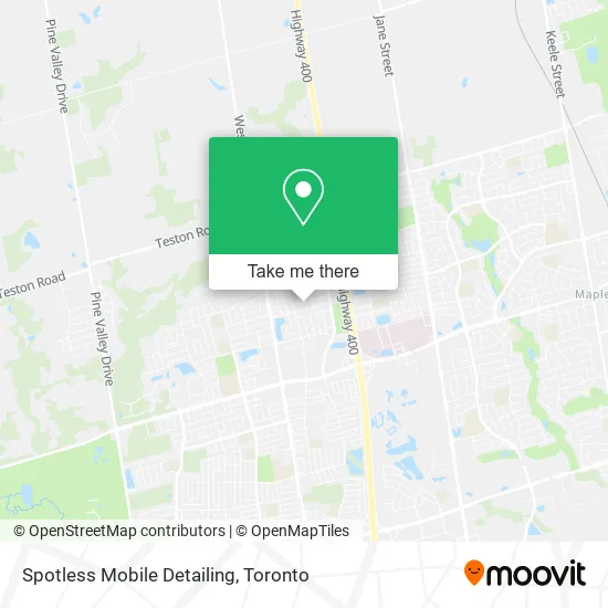 Spotless Mobile Detailing map