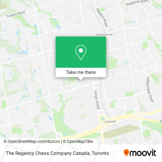 The Regency Chess Company Canada map