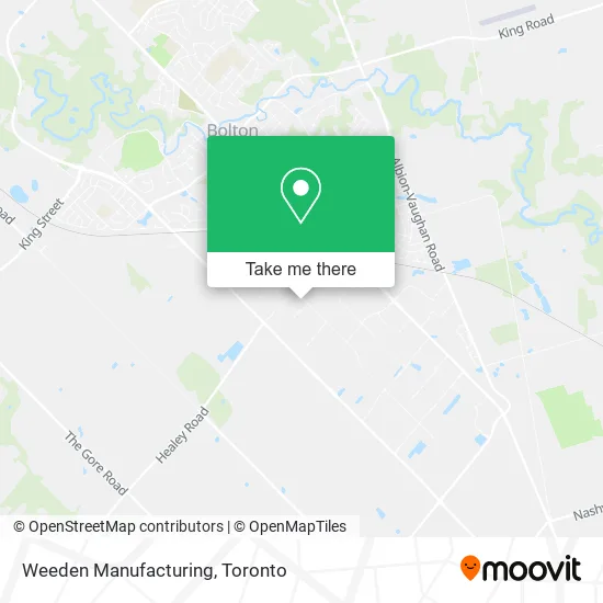 Weeden Manufacturing map