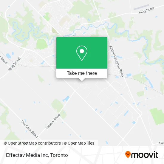 Effectav Media Inc map