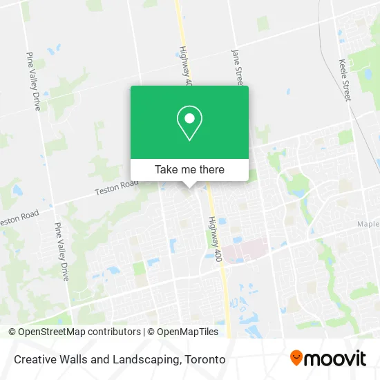 Creative Walls and Landscaping map