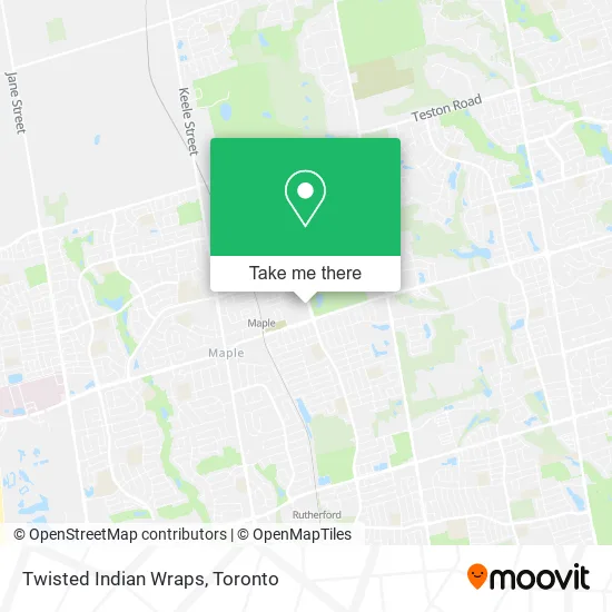 Twisted Indian Wraps map