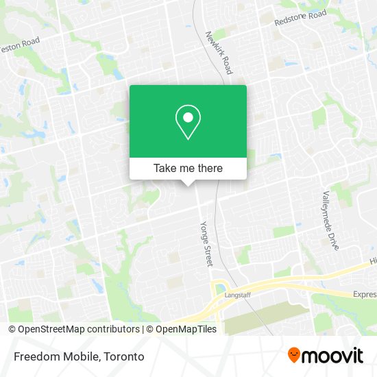 Freedom Mobile map