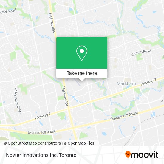 Novter Innovations Inc map