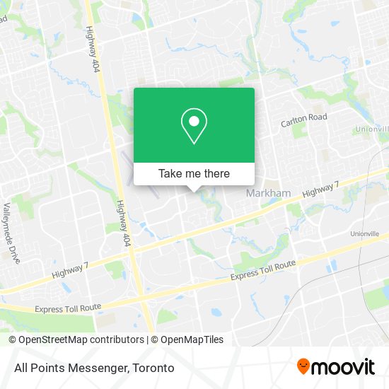 All Points Messenger map