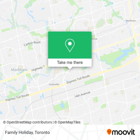 Family Holiday map