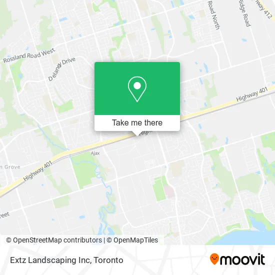 Extz Landscaping Inc map