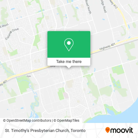 St. Timothy's Presbyterian Church map