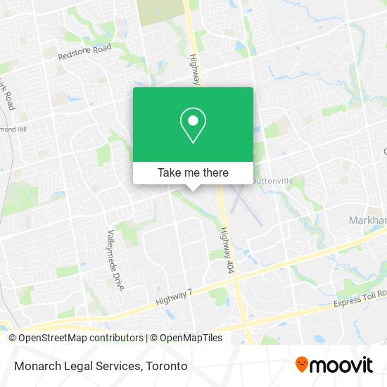 Monarch Legal Services map