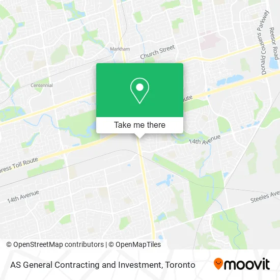 AS General Contracting and Investment map