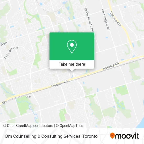 Dm Counselling & Consulting Services map