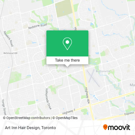 Art Inn Hair Design map
