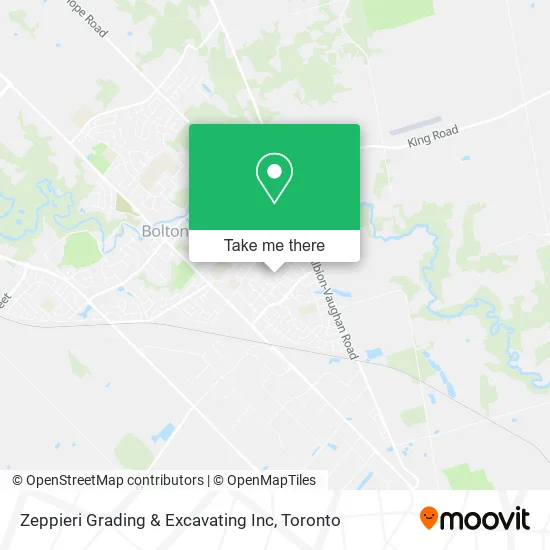 Zeppieri Grading & Excavating Inc map