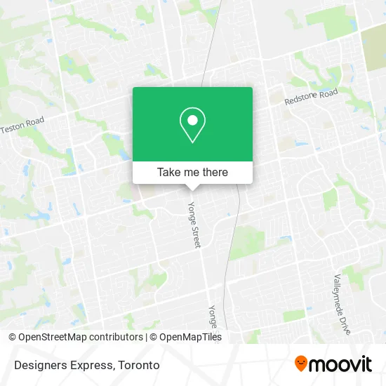 Designers Express map
