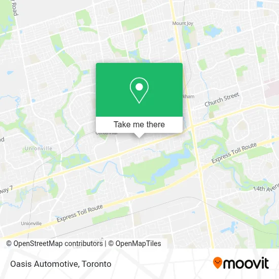 Oasis Automotive map