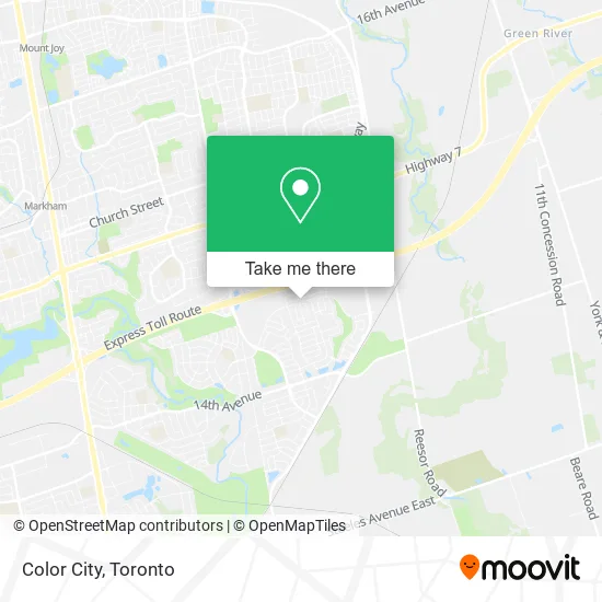 Color City map