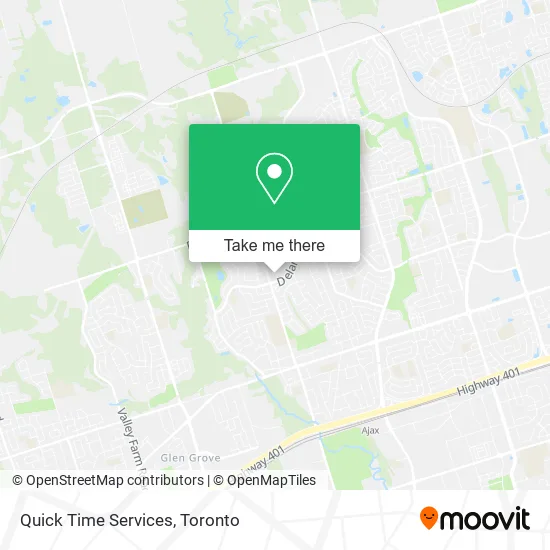 Quick Time Services map