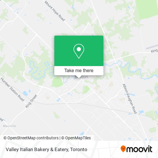 Valley Italian Bakery & Eatery map