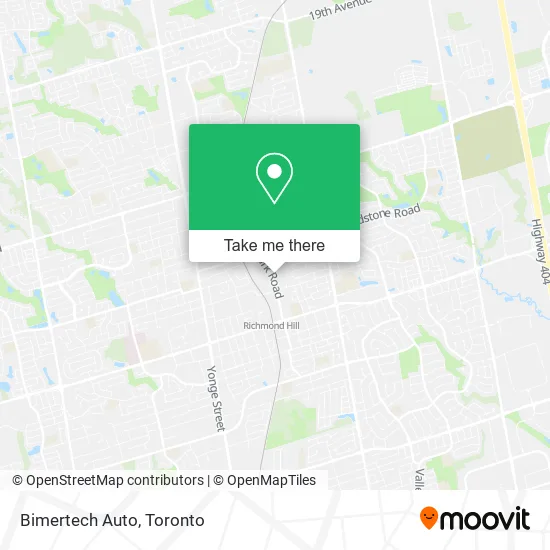 Bimertech Auto map